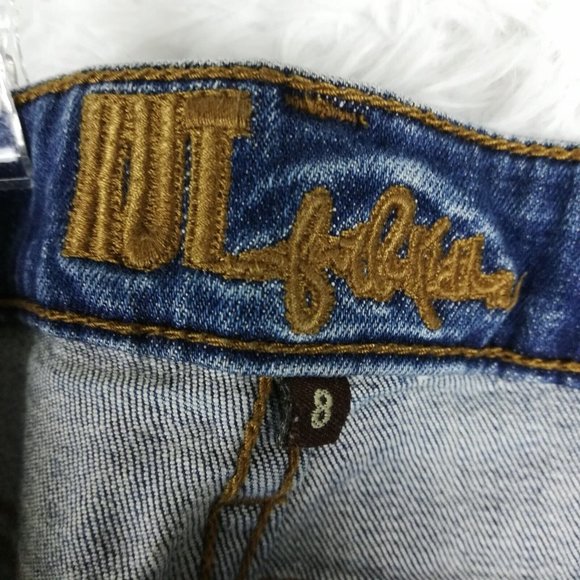 Kut From the Kloth Womens Jeans Straight Leg Blue Denim Medium Wash Mid Rise‎ 8 - Picture 11 of 12